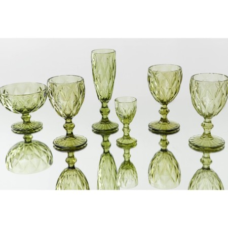 Glass Glass Magistro "Cruise", 350 ml, D = 12 cm, green color-7