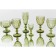 Glass Glass Magistro "Cruise", 350 ml, D = 12 cm, green color