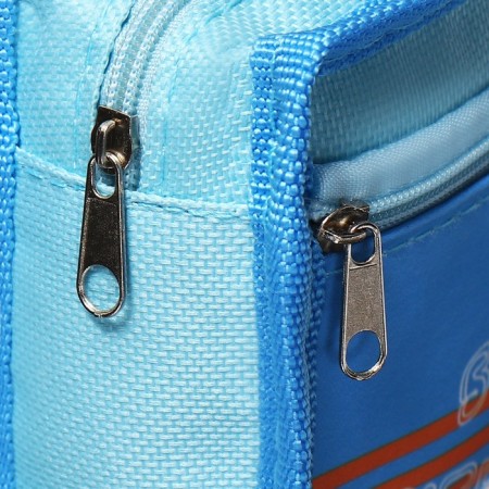 School Penal on the zipper Calligrata "Sport", 2 departments, blue-3