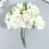 Flowers for decorating "Rosa Flying White" 1 bouquet = 6 colors 9 cm