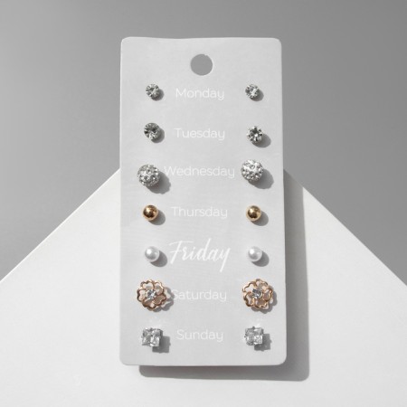 Pusets 7 pairs "For every day" set party, color mix-2