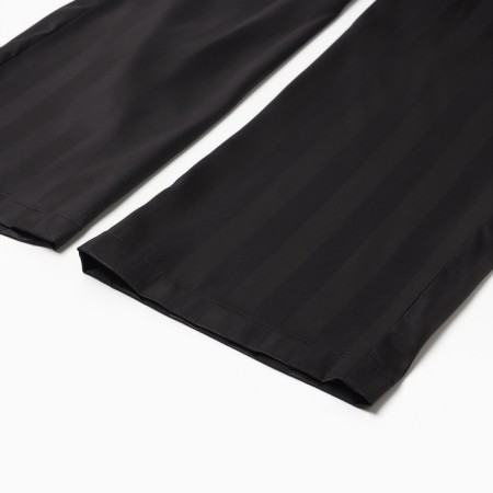 Female pajamas (shirt, trousers) kaftan "strip", black, p. 40-42-9