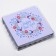 Box for cookies with PVC "Happy New Year" bilateral, 15 x 15 x 3 cm