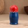 Matryoshka "Love", red scarf, 5-doll, 11.5 cm