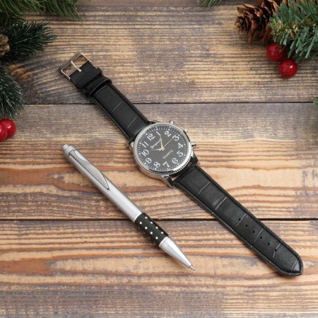 Gift set 2B1 (pen, clock), mix-1