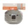 Pillow on the head restraint Matech Mimimish Line, 33 x 31 x 10 cm, gray