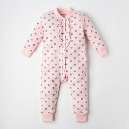 Combineson crumb I am "peas", pink, height 86-92 cm