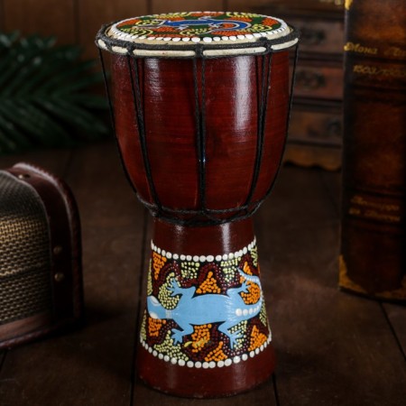 Souvenir musical instrument "Different drum -jambe" 13x13x24 cm, mix-8