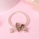 Hair gum "Heidi" heart, 5 cm, gold