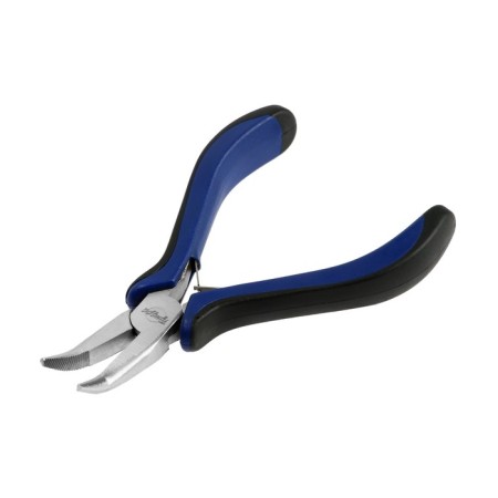 Long -bearing Mini curved tundra, nickelled, two -component handles, 125 mm