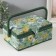 Casket for needlework "Green Flower Polyanka" 24x16x11 cm
