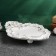 Baroque trifle stand white with gilding, 25x17.5x3.5cm