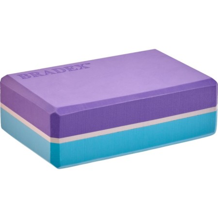 Bradex SF yoga block 0732, 23 x 15 x 7.5 cm, 130 gr., Purple color-1