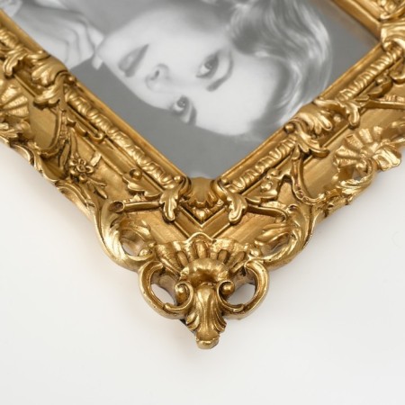 Photo frame Polystone 10x15 cm "Aurelia" gold 22x17.5 cm-3