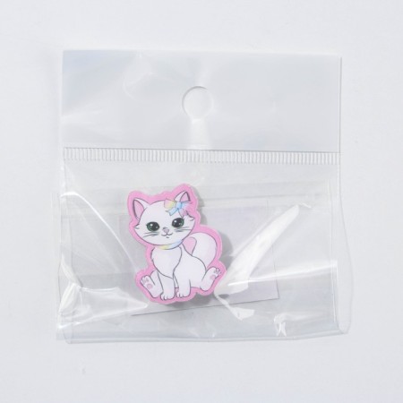 Hair hairpin "Cute cat", 2.8 x 3.5 x 1 cm-4