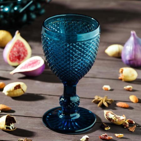 Magistro glass glass “Vilero”, 280 ml, 8 × 16.5 cm, blue color-2