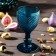 Magistro glass glass “Vilero”, 280 ml, 8 × 16.5 cm, blue color
