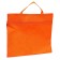Conference folder with A4 handle, 350 x 270 x 10 mm, textile (spanbond), orange color, calligrata