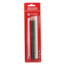 A set of pencils of black-grade 3 pieces of Koh-I-Noor 1703, B, Hb, H, in the blister