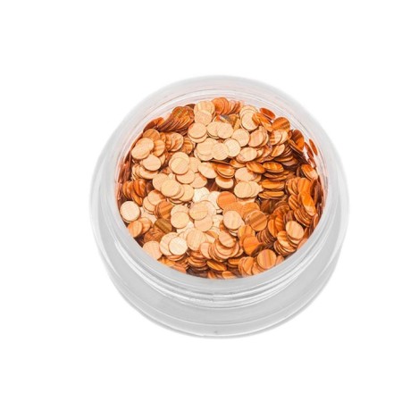 Sequins for TNL decor "Cat Eye", No. 2, Orange