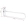 Hinged handrail for lifting, white color (long)
