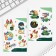 Set of Notepad A6, 32 sheets, stickers, magnetic bookmarks "Hero and Protector"