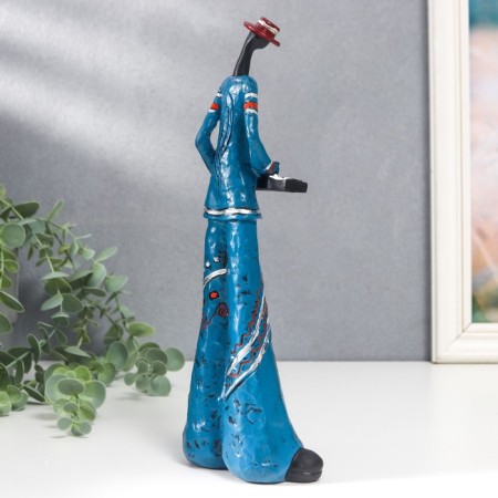 Polystone souvenir "Jazzman - Keyman" 27x9.5x5.5 cm-4