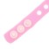 Silicone Bracelet with replaceable jibitsami, 3 Jibits included, Minnie Mouse