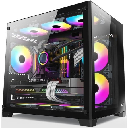 Корпус Formula Crystal Z5 черный без БП mATX 11x120mm 2xUSB2.0 1xUSB3.0 audio bott PSU-3