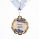 Medal with a ribbon "75 years. Blue", d = 70 mm