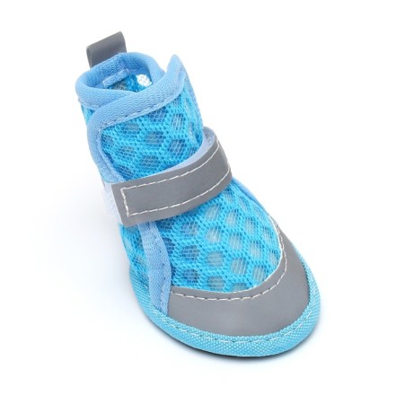 Cross boots, set 4 pcs, 1 size (4 x 3 cm), blue-1