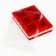 Box for 6 sweets with the cells "New Year's bow", 10 x 14.5 x 3 cm, New Year