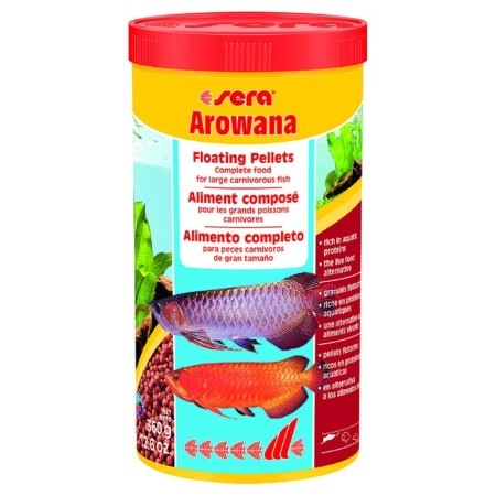 Sera Arowana feed for aravan, 1000 ml, 360 g
