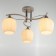 Svetogor chandelier "Structure" 3x60W E27 white 51x51x29cm