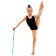 Bulas for rhythmic gymnastics inserted Grace Dance, 36 cm, white/blue color