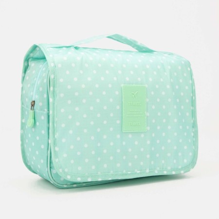 Mester-cosmetic bag on Velcro, with hook, mint color