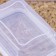 A set of lunch boxes rectangular, 3 pcs: 1.3 l, 0.7 l, 0.4 liters