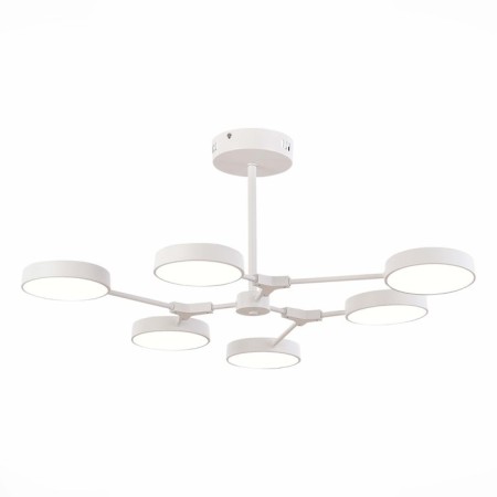 Ceiling EVOLUCE lamp. Sle6003-502-06. Monta. 6x10 watts, LED, 3000K-6000K, 6600 LM, 89x89x32 cm, white color-4