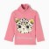 Turtleneck for girls, dark pink color, height 104 cm