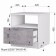 Clothing cabinet "Accent No. 13", 420 × 423 × 455 mm, white color / EXTRANT