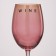 Wine glass "Wine", 360 ml, pink