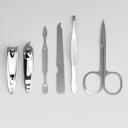 The manicure set “Paris”, 6 items, in a case, in a PVC - a package, Mix drawing-3