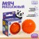 Massage ball Onlytop "Hedgehog", D = 5.5 cm, Orange color