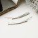 Invisibility for hair "Capella" (set 2 pcs) straight, 5.5 cm, silver