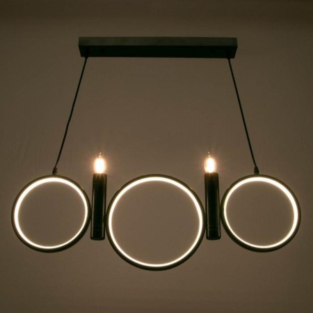 Bayerlux 1603/5BK LED 45W 4000K+2x40W E14 Black 80x30 cm-2