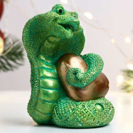 Figure "Opeir Snake" light green, 6x5x5cm-1