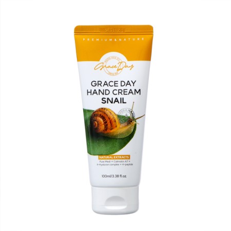 Hand cream Grace Day, restoring, with a snail mucin, 100 ml-1