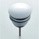 Bottom valve Ledeme L67, for a shell, brass, chrome