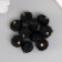 Decor for creativity Artificial fur "ball" black set 10 pcs, d = 2 cm
