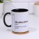 Name mug, sublimation "necessary", black bottom